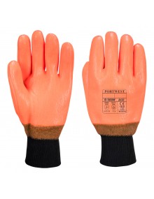 Portwest A450 - Weatherproof Hi - Vis Glove Gloves